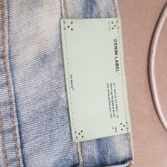 Off White Denim Jean's (31) - Picture 2 of 6